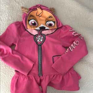 Pink Sky Paw Patrol full zip Hoodie